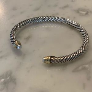 David Yurman Cable Classics Bracelet Pearls & gold